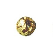 Filigree bead gold 75307